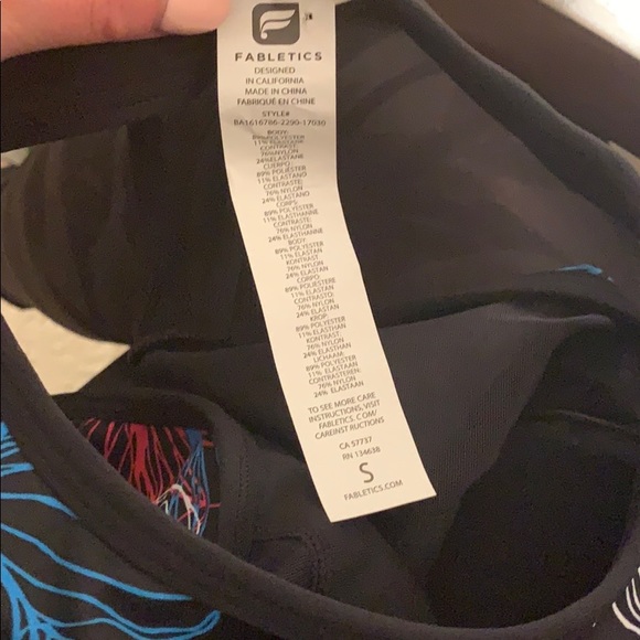 Fabletics Clara Sports Bra Floral Midi Sz S - Picture 5 of 5